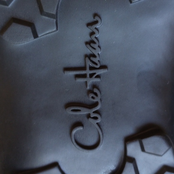 NIB Tucker Thong II Sandals 12 Black Leather Suede - Picture 8 of 13